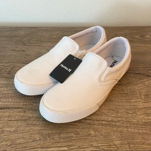 Hurley Mens Kayo Slip On Shoes Size 8.5 White